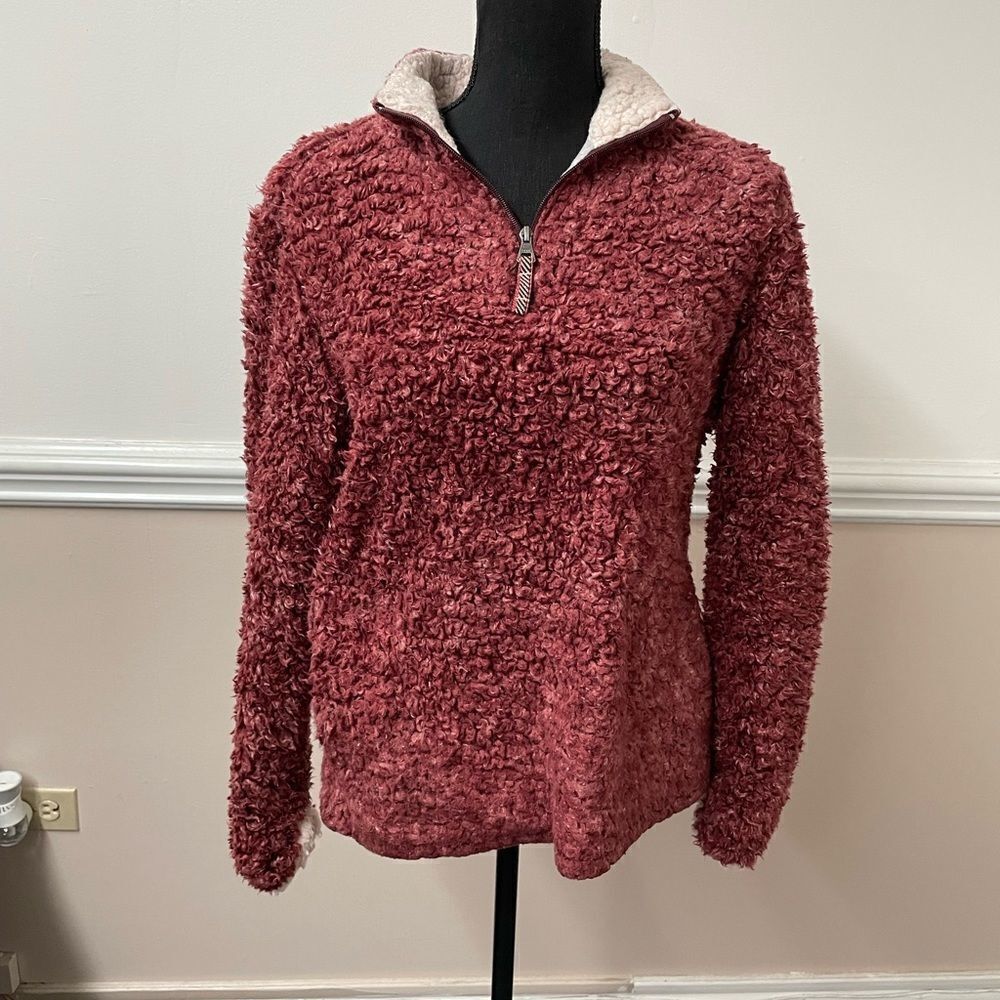 Weatherproof Vintage XS Rust Red Sherpa Jacket